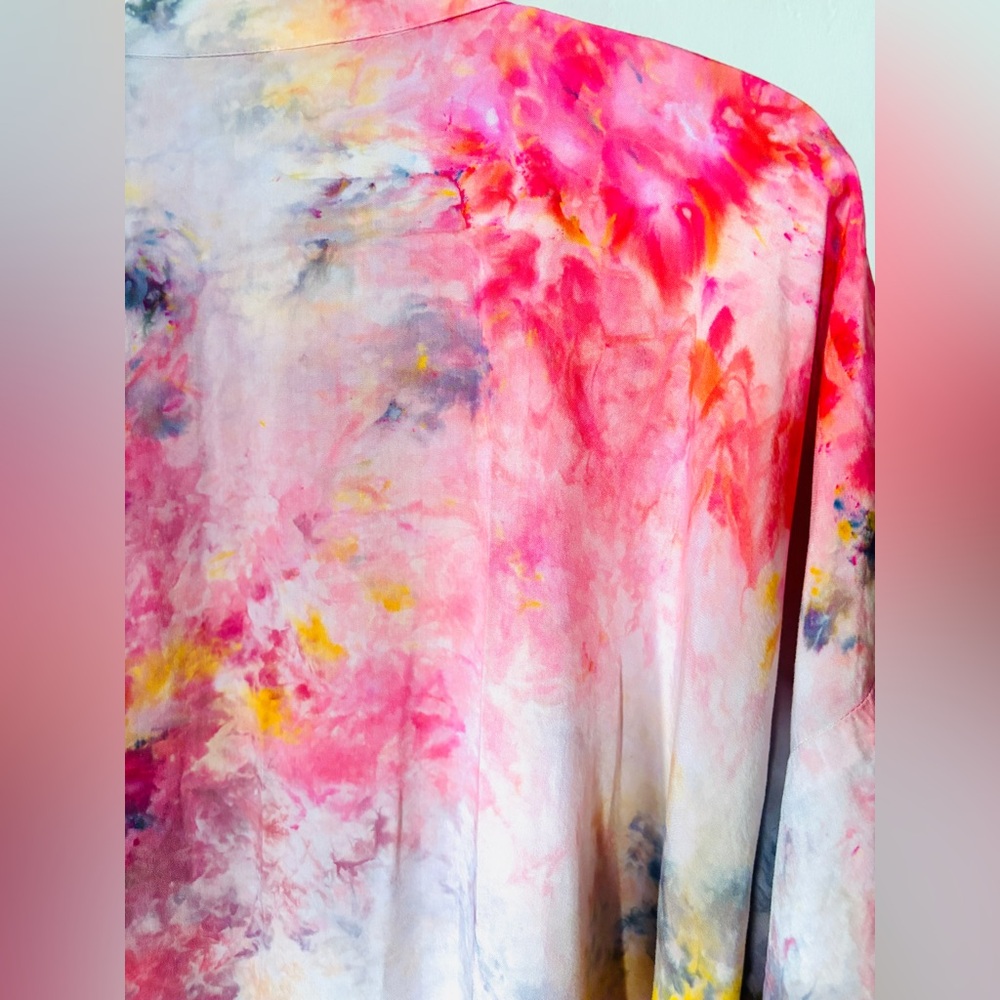 Hand Dyed Robe/Kimono - Picture 3 of 7